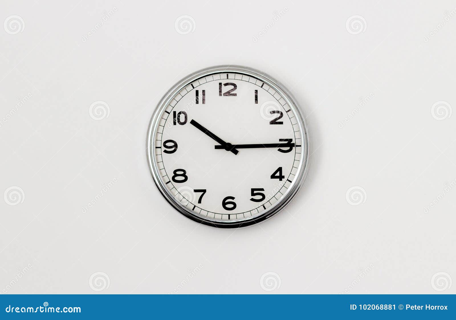 10h15 d'horloge image stock. Image du mesure, horloge 102068881