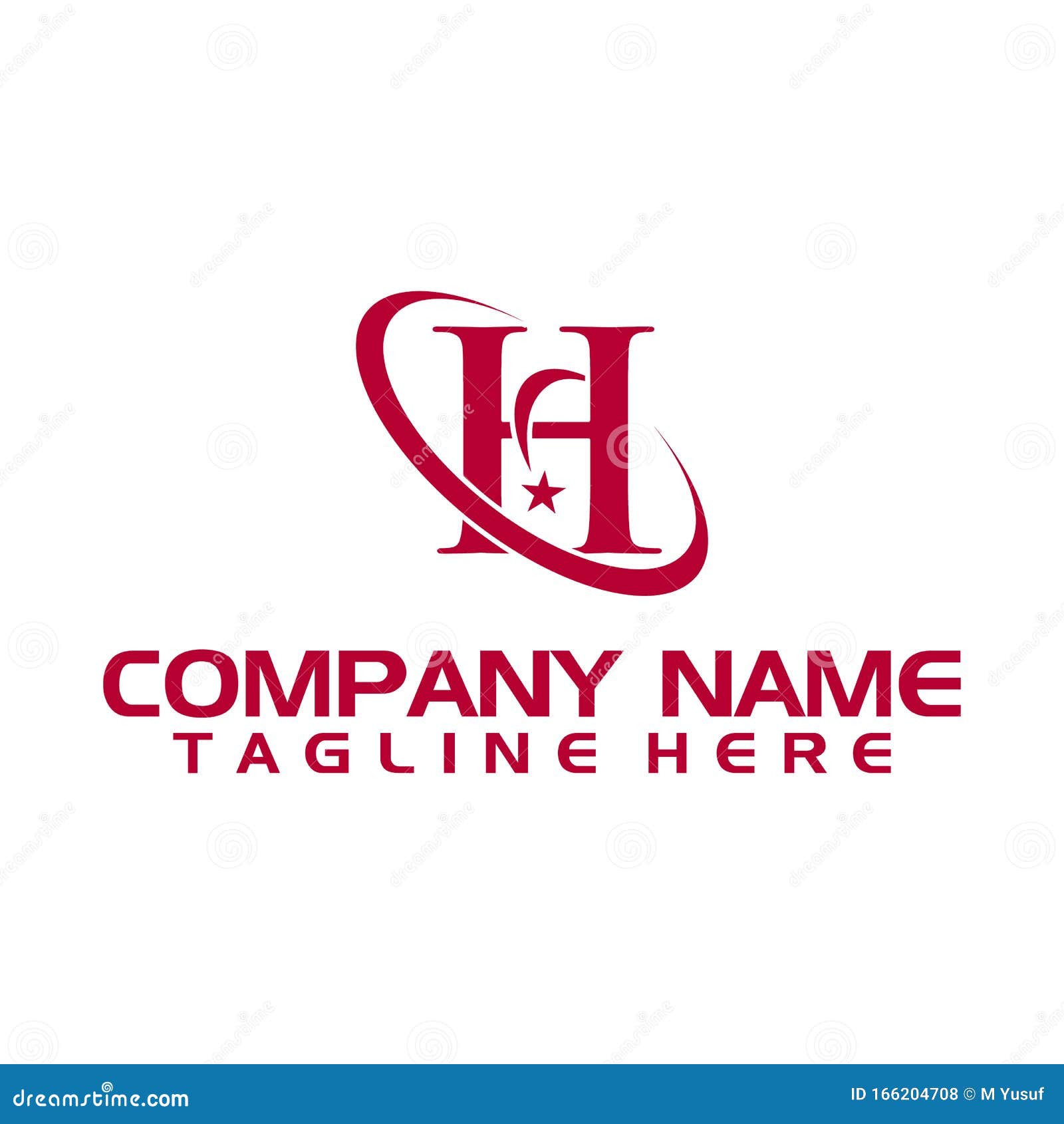 H logo. H monogram logo stock vector. Illustration of corporate ...
