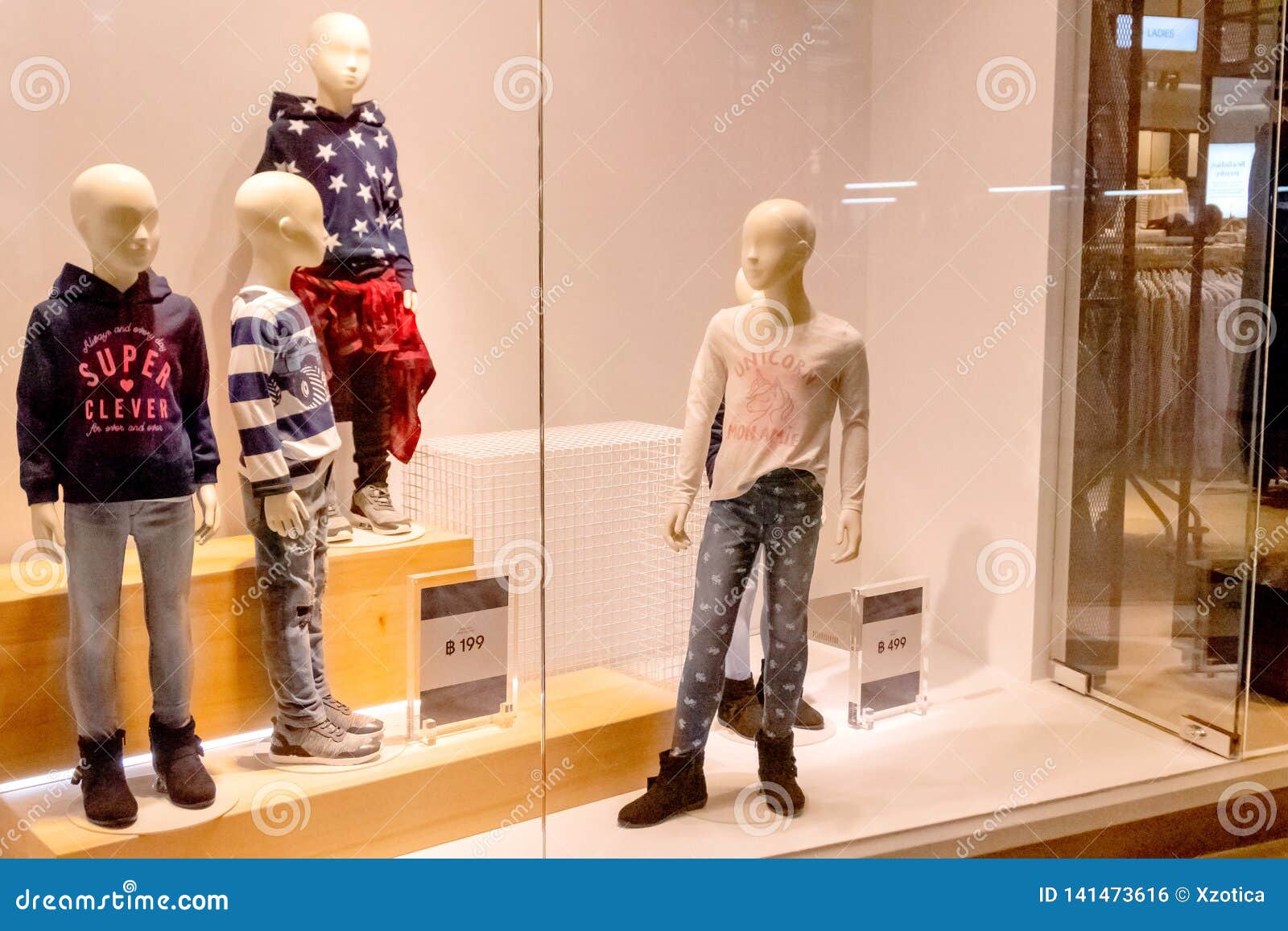 Fashion Mannequin Display Kids Stock Photos - 946 Images