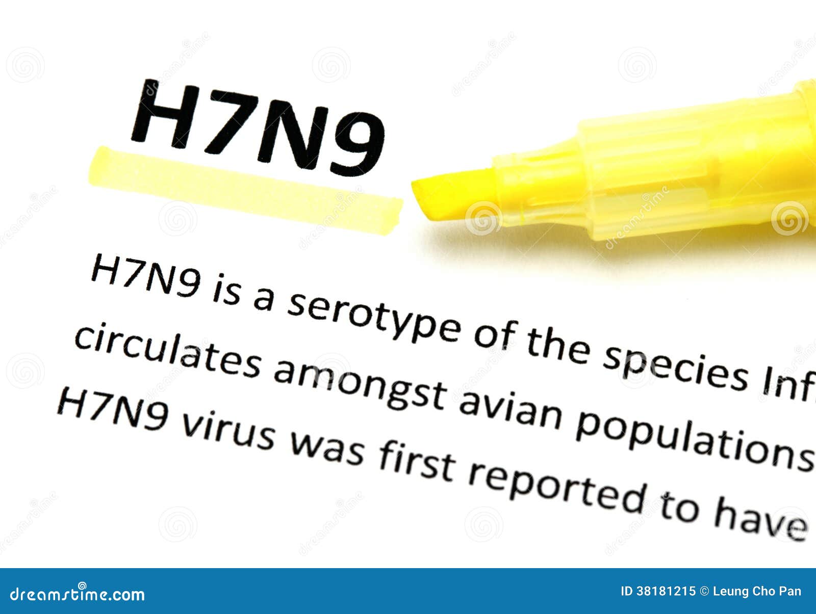 H7N9 stock image. Image of virus, highlighter, yellow 38181215