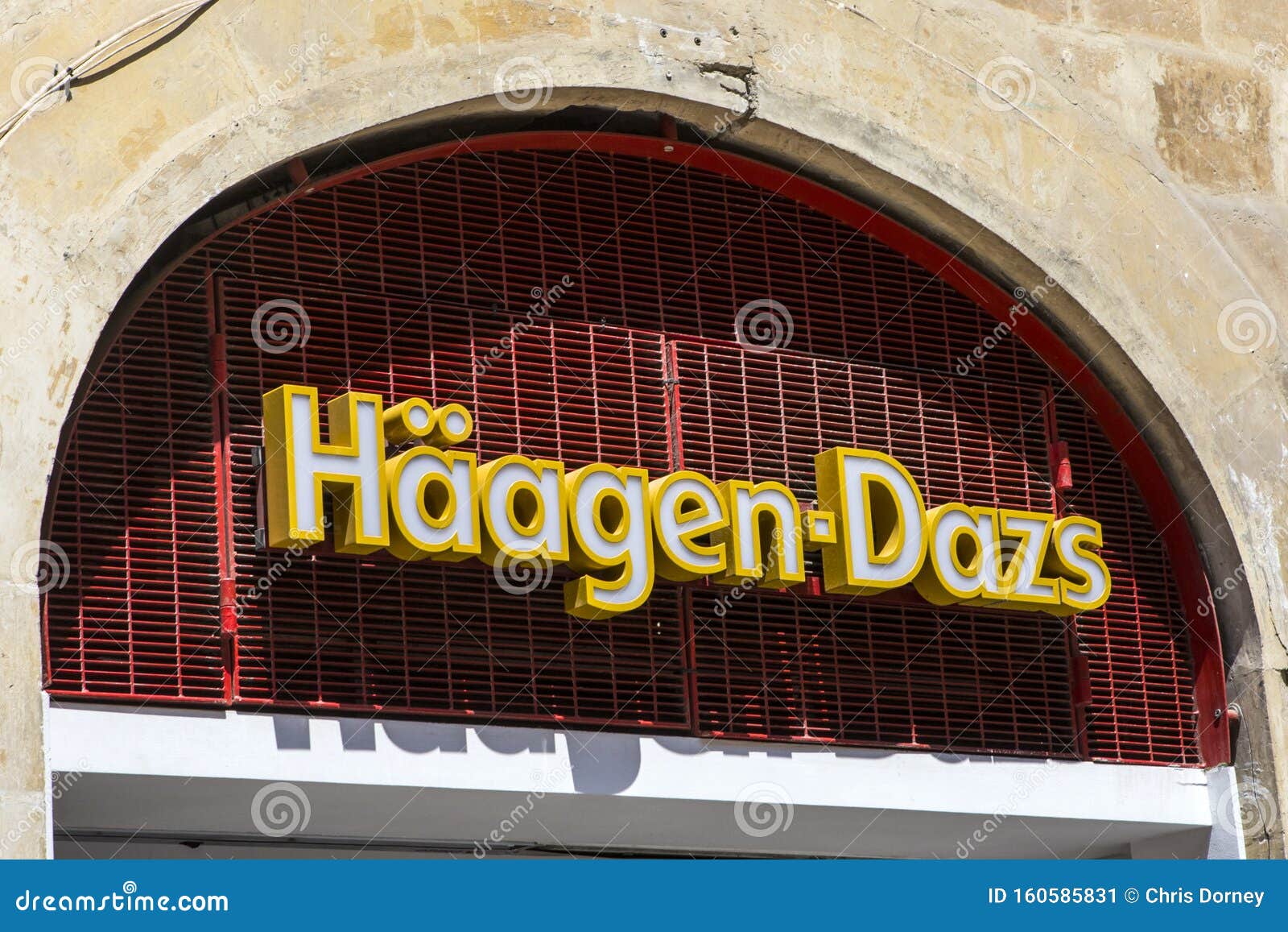 Haagen Dazs Logo Redaktionelles Foto Bild Von Schaufenster 160585831