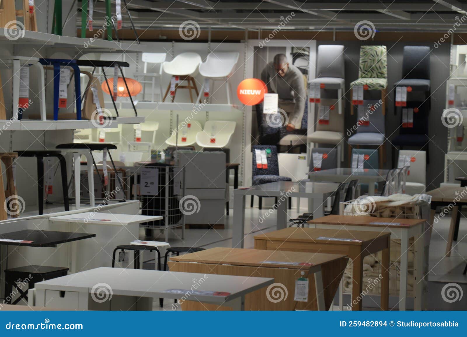 Haarlem, the Netherlands October 9th, 2021 Ikea Store Showroom