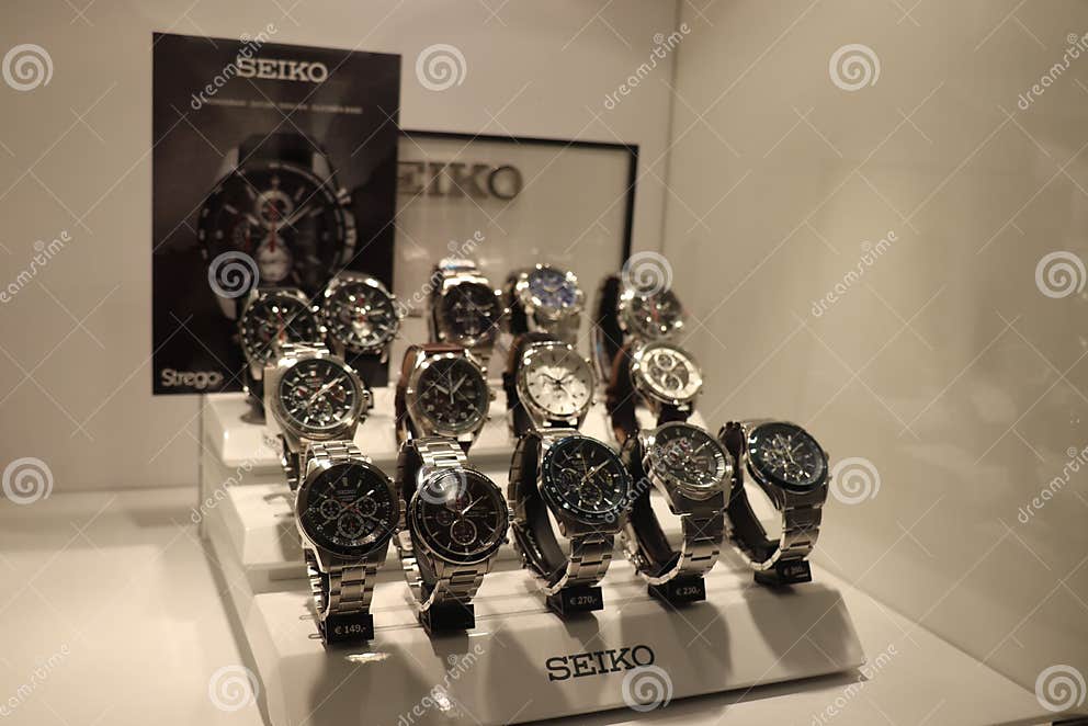 Haarlem, the Netherlands - October 6th 2018: Seiko Watches Editorial ...