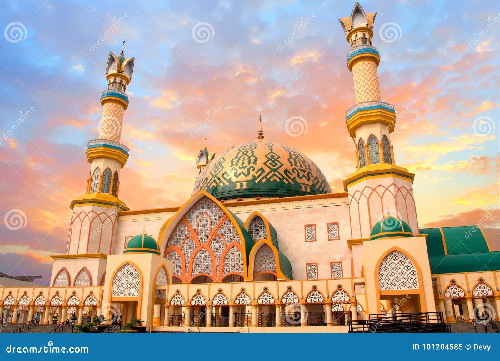 Habbul Wathan Mosque In Lombok Indonesia Stock Image 