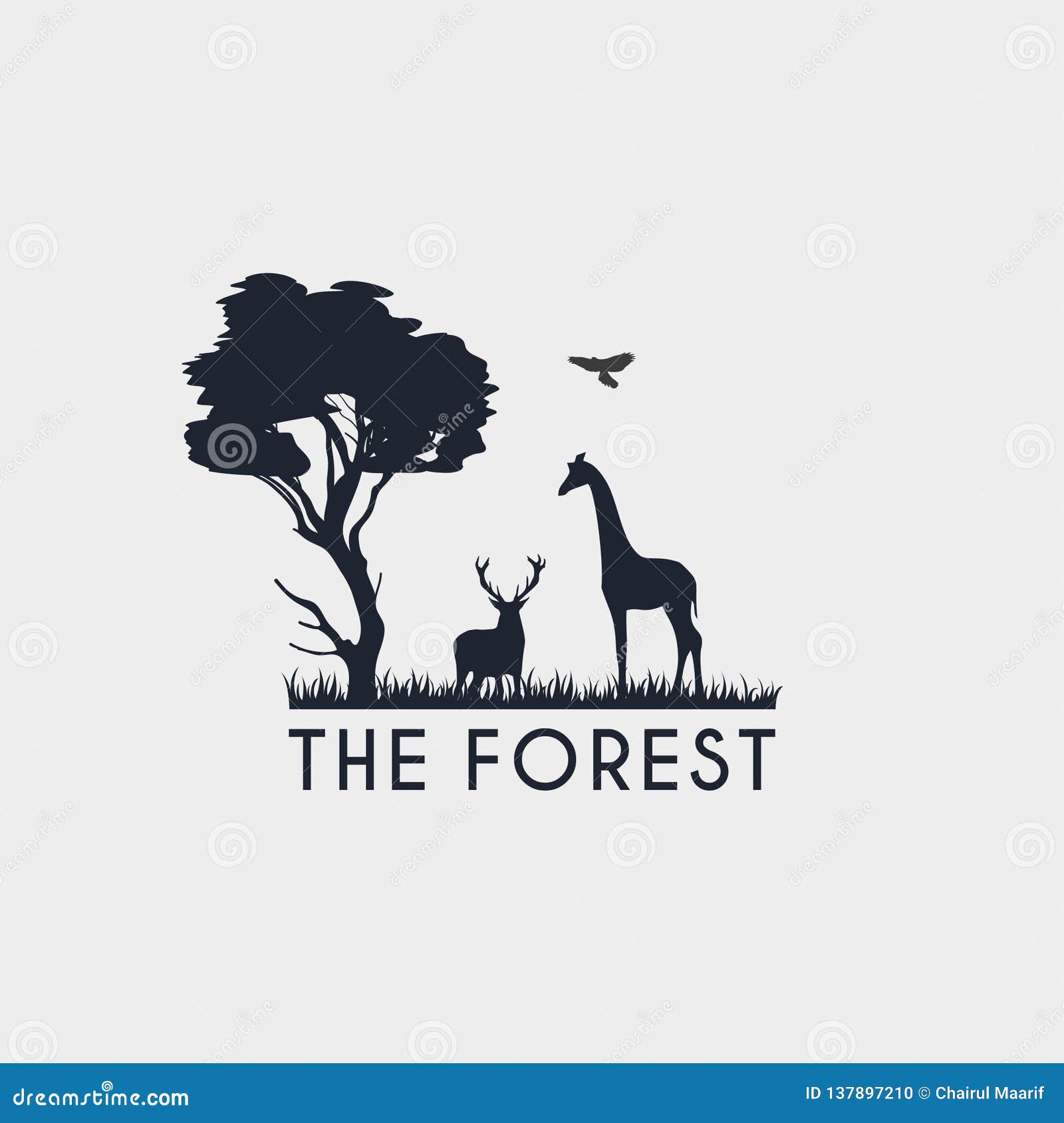 Habitat Logo Design Template. Design Elements for Logo, Label, Emblem