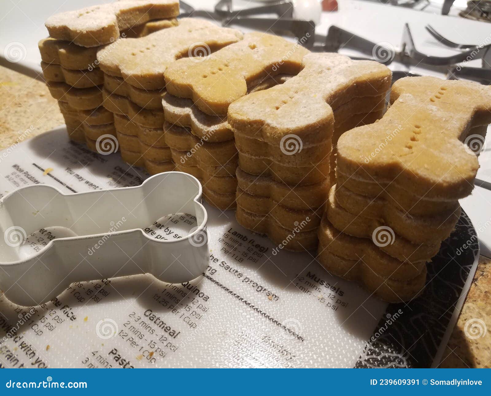 Hacer Galletas De Perro Caseras Imagen de archivo Imagen de huesos