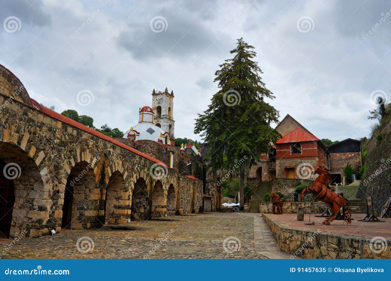 hacienda santa maria regla, hidalgo. mexico.