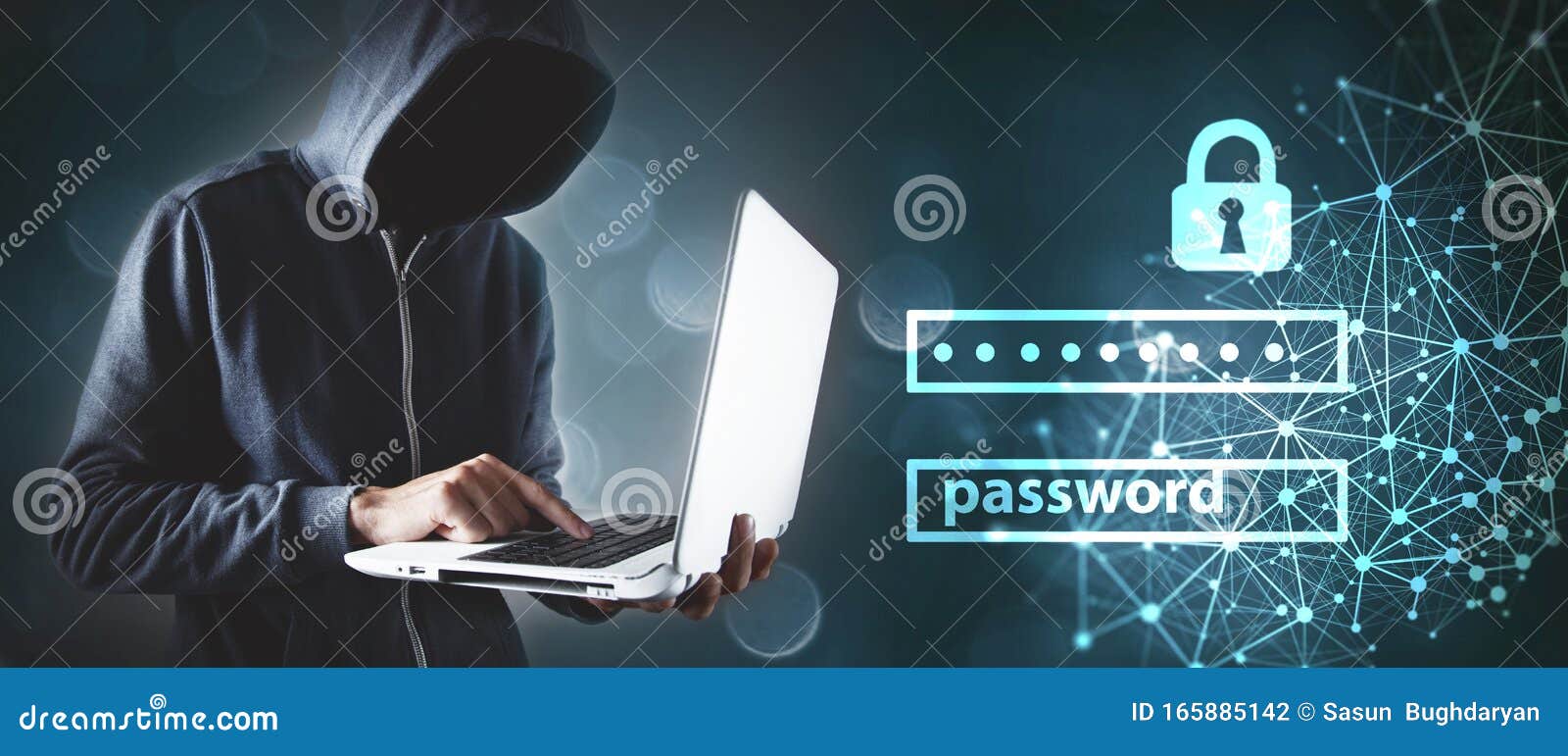 Hacker Con Portátil Delitos Informáticos Foto de archivo - Imagen de hacker, conceptos: 165885142
