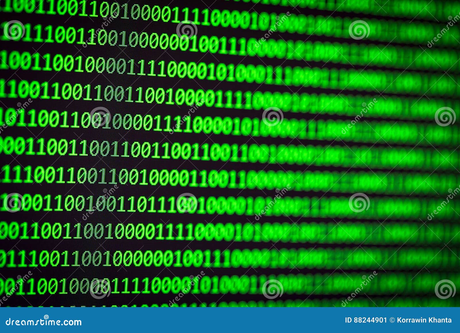 Hacker Concept Computer Binary Codes Stock Image Image Of