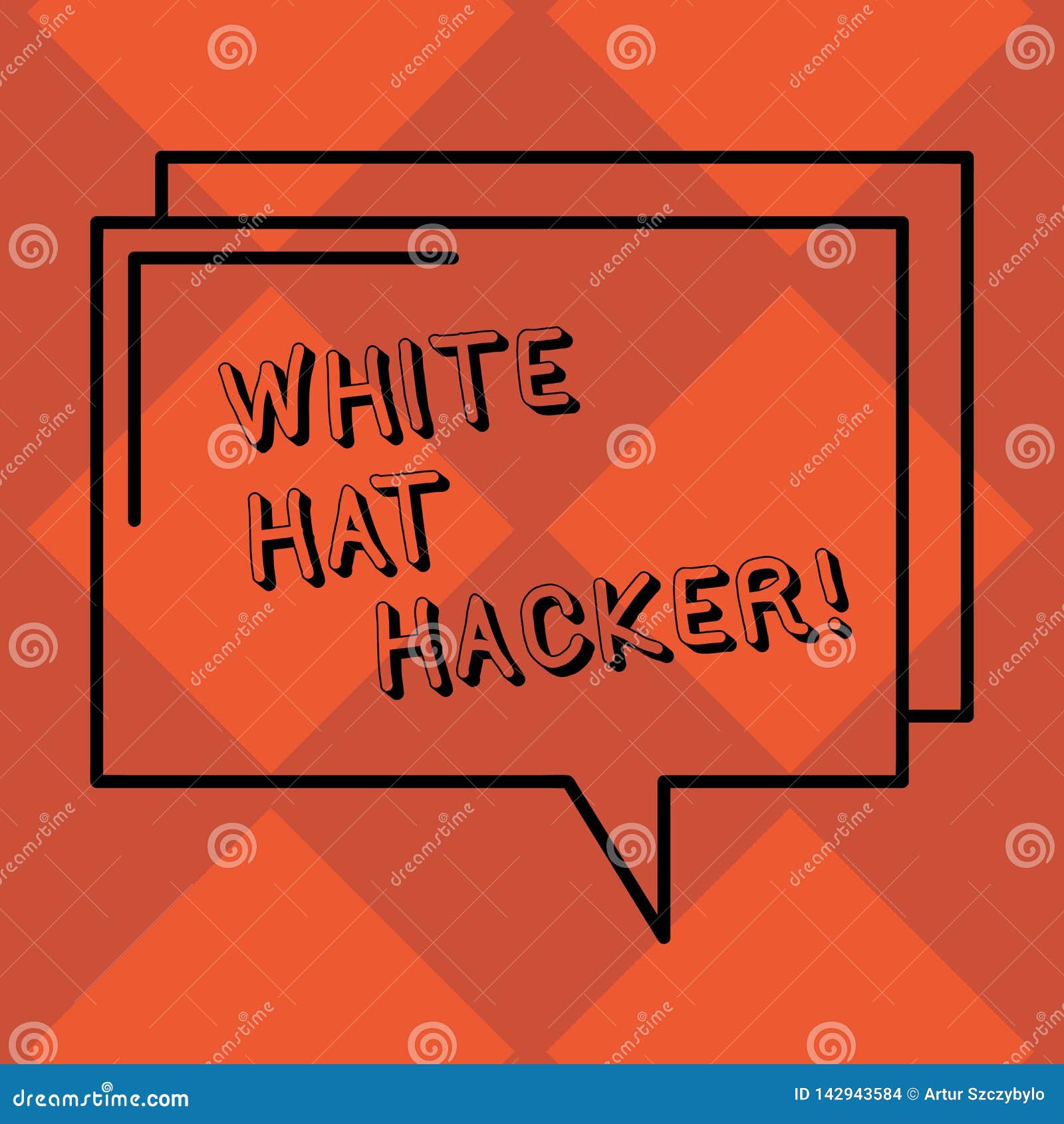 Hacker De White Hat Do Texto Da Escrita Conceito Que Significa O  Especialista Perito Da Segurança Informática Nos Testes De Penet Ilustração  Stock - Ilustração de varredura, incorporado: 142943584