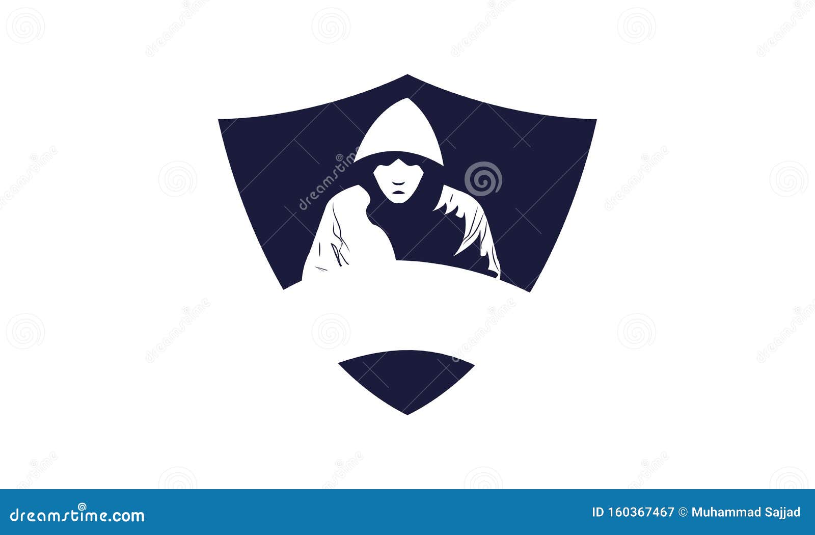 Download Hacker Logo Design Cyber Security Hacker Anonymous Hacker Logo Template Stock Vector Illustration Of Concept Fraud 160367467