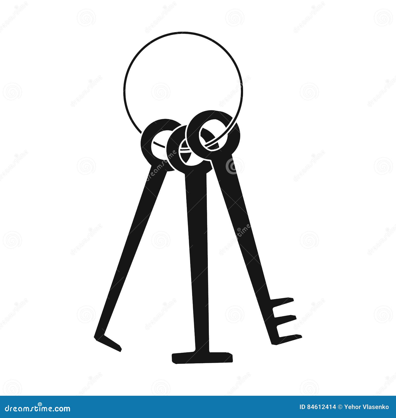 hacker s lockpicks icon in black style  on white background. hackers and hacking  stock 
