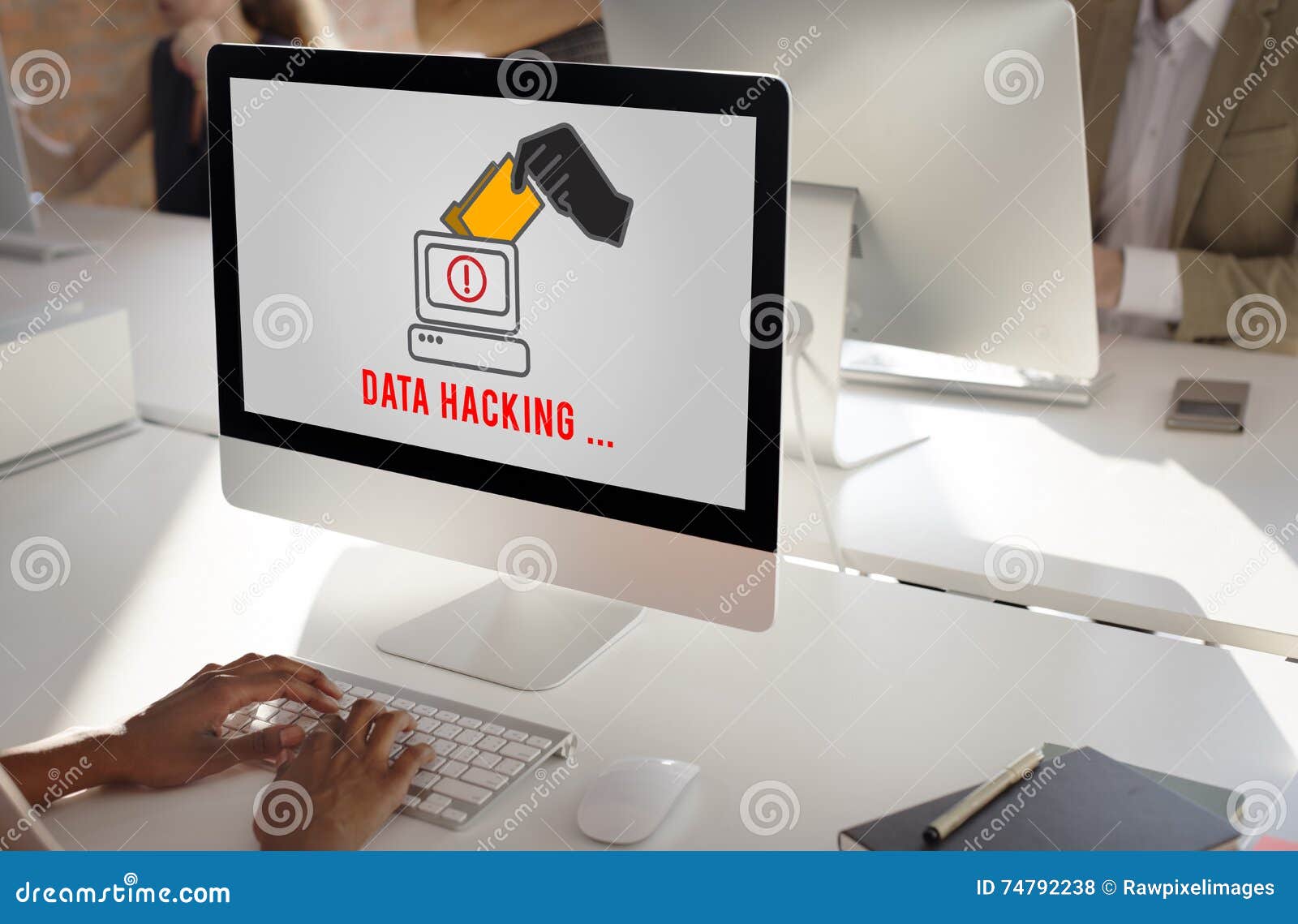 hacker spyware cybercrime phishing fraud concept