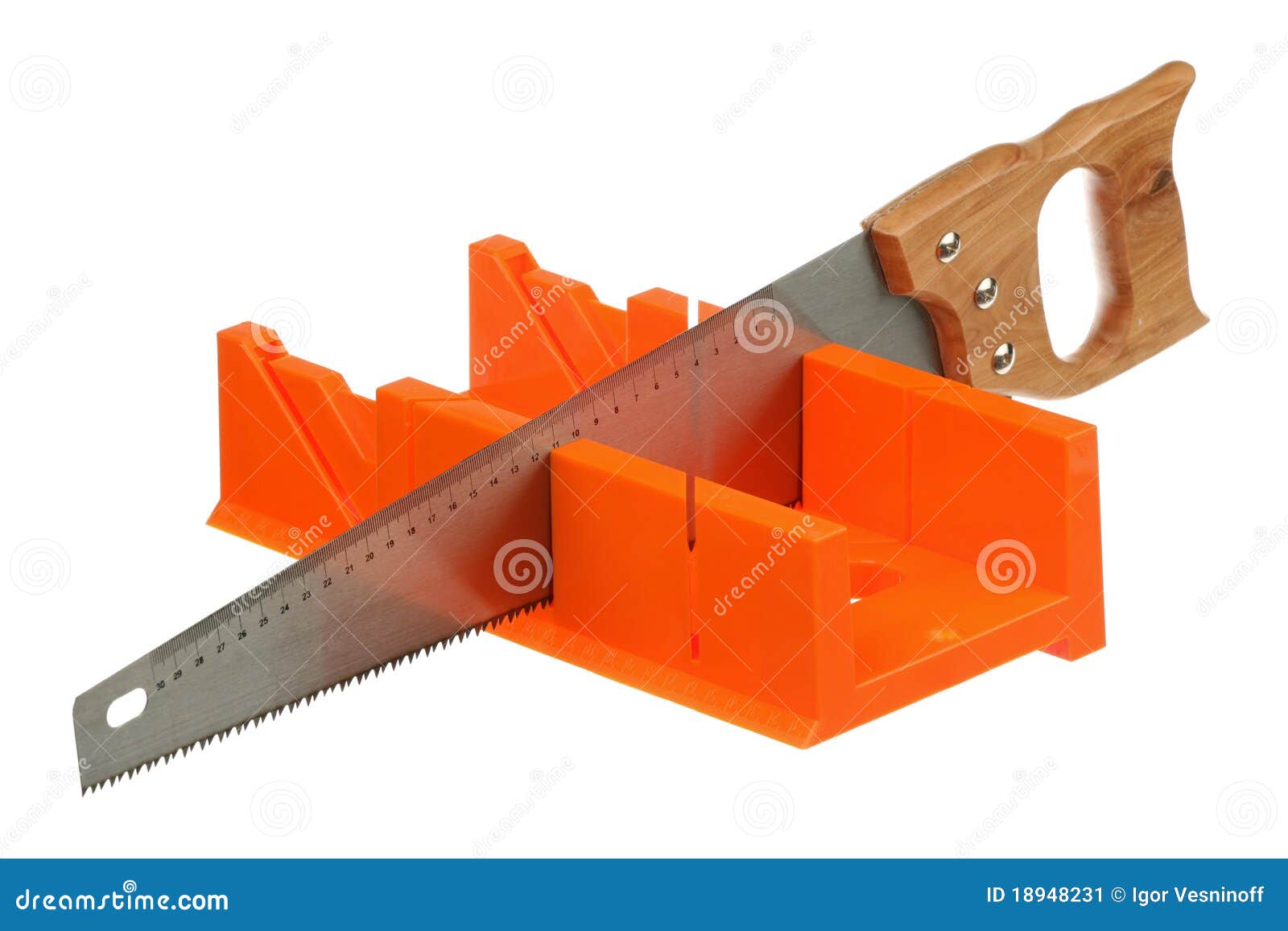 Hacksaw and miter box stock image. Image of sharpened 18948231