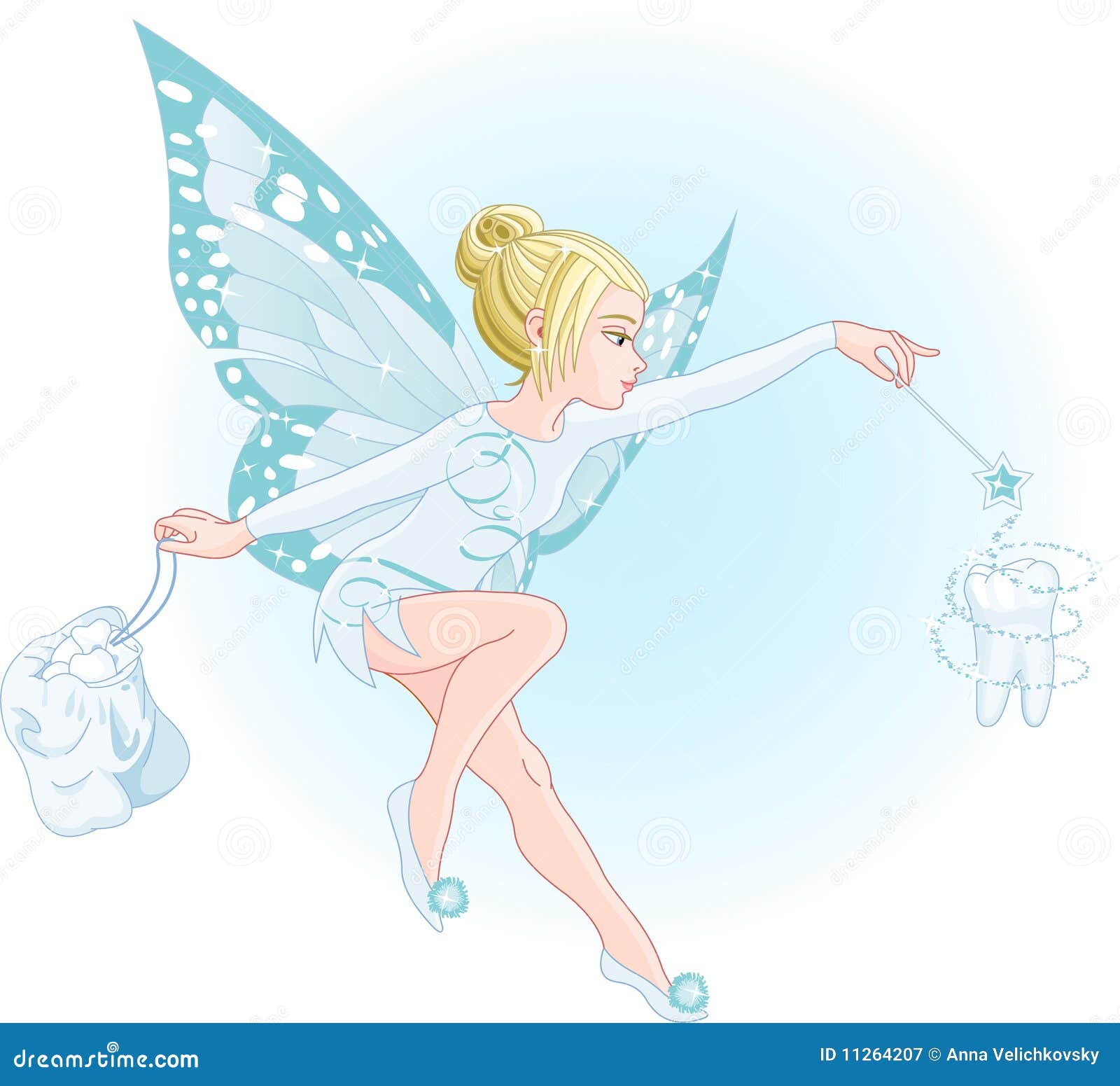 Hada De Diente Con La Varita