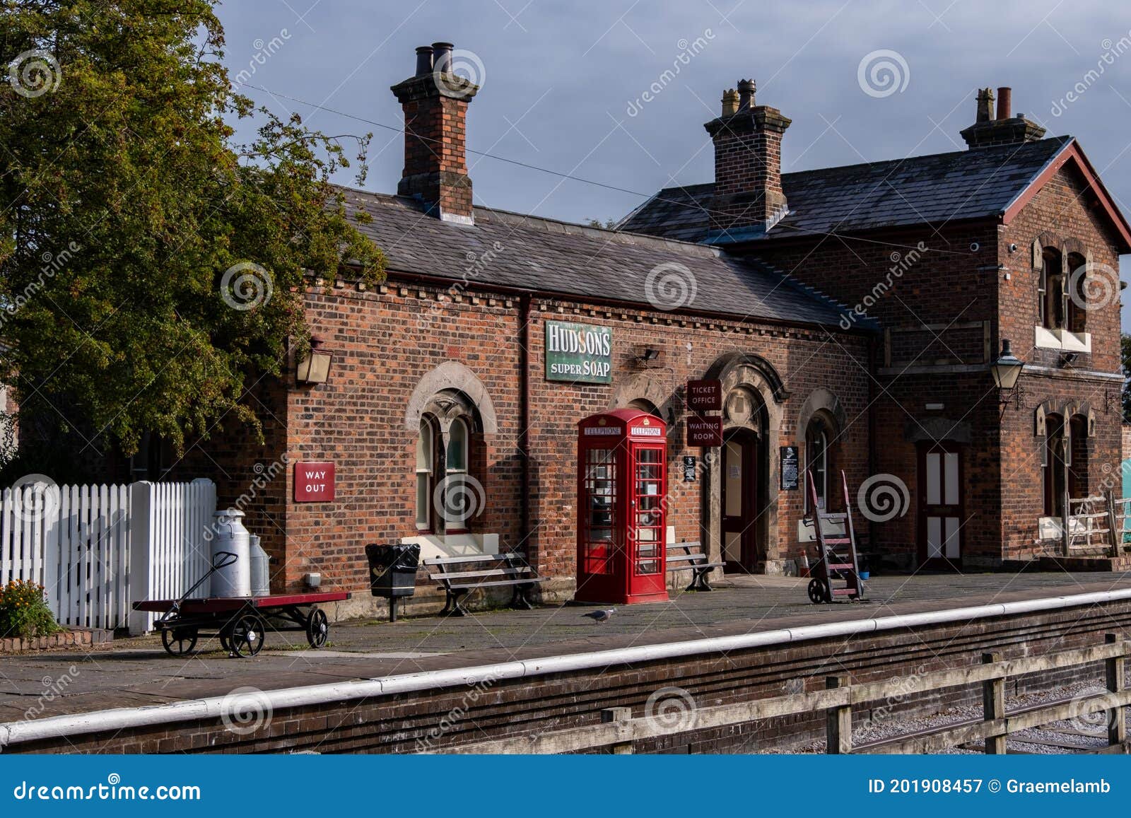 Hadlow Road Train Station Museum Willaston Cheshire September 2020