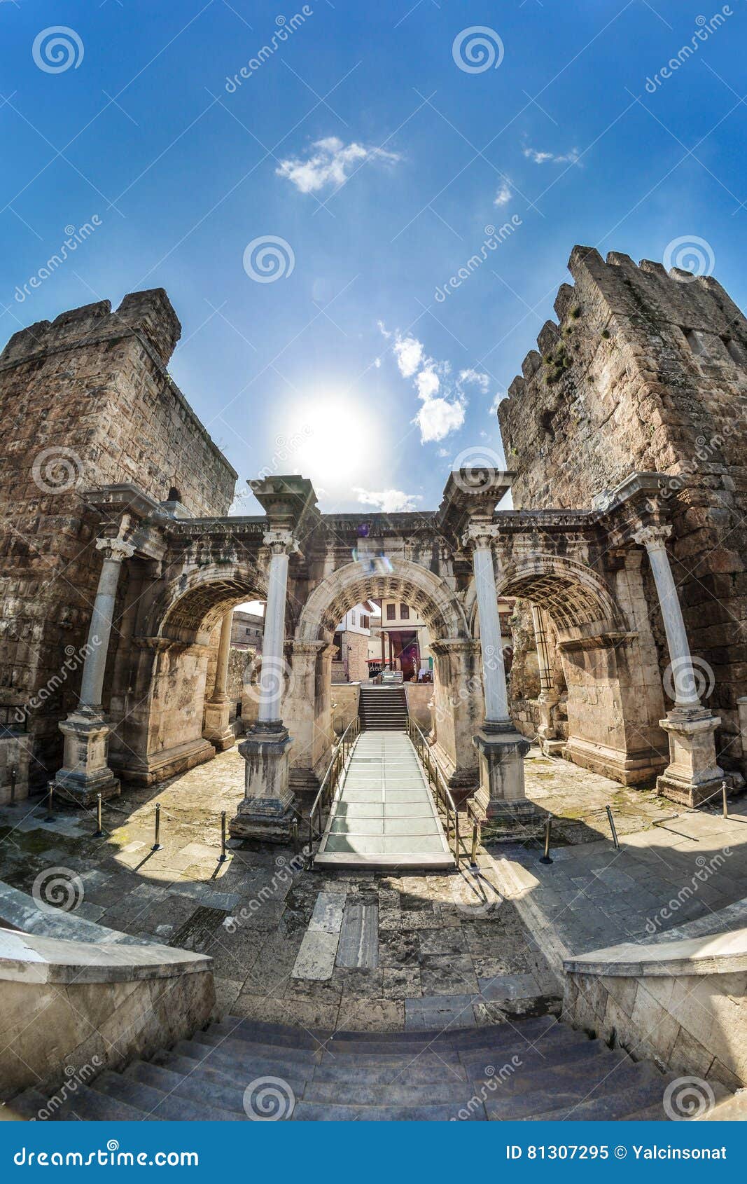 hadrian`s gate antalya