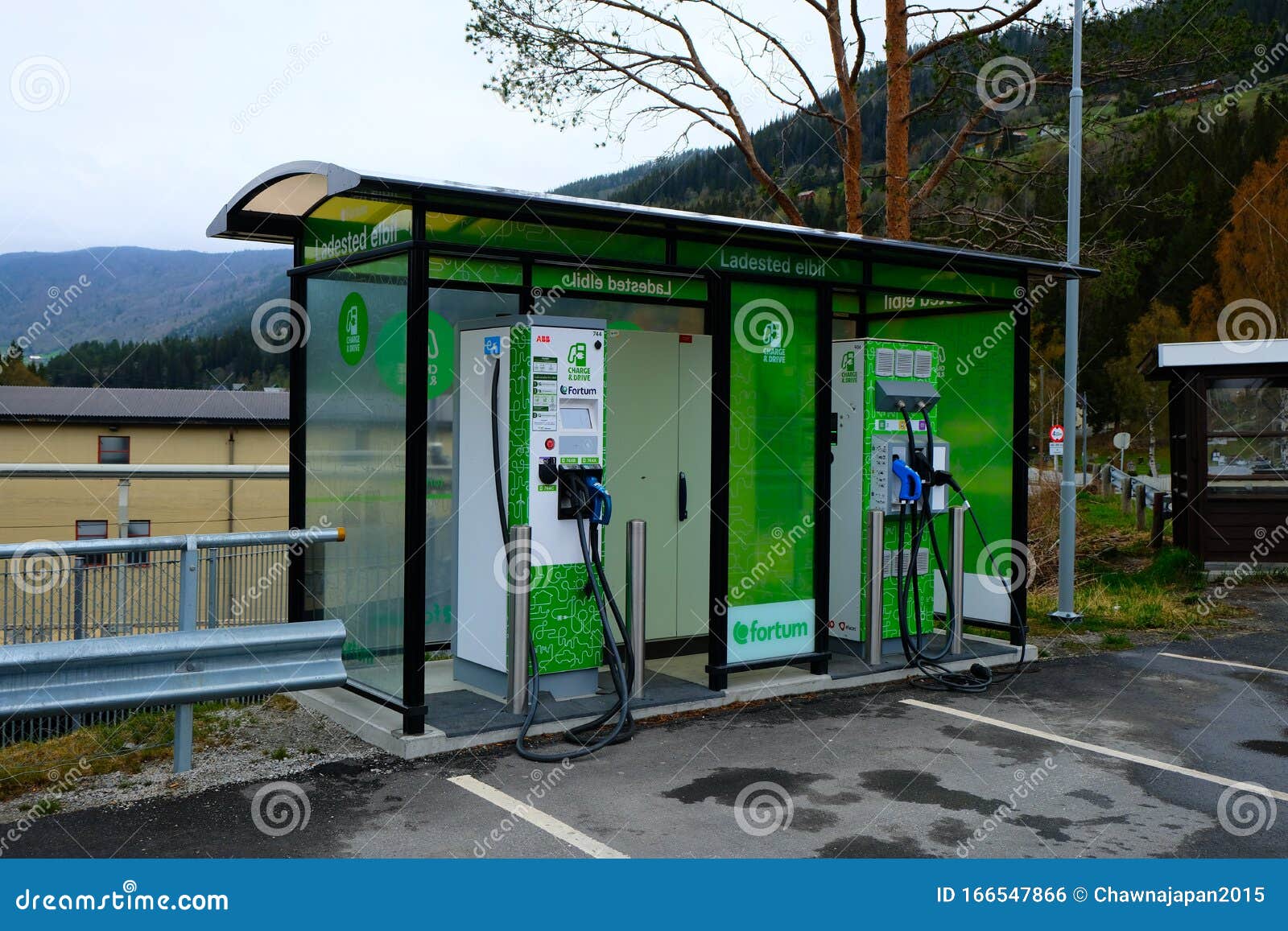 Electric Vehicle Charging Station. EV Station. Editorial Photo Image