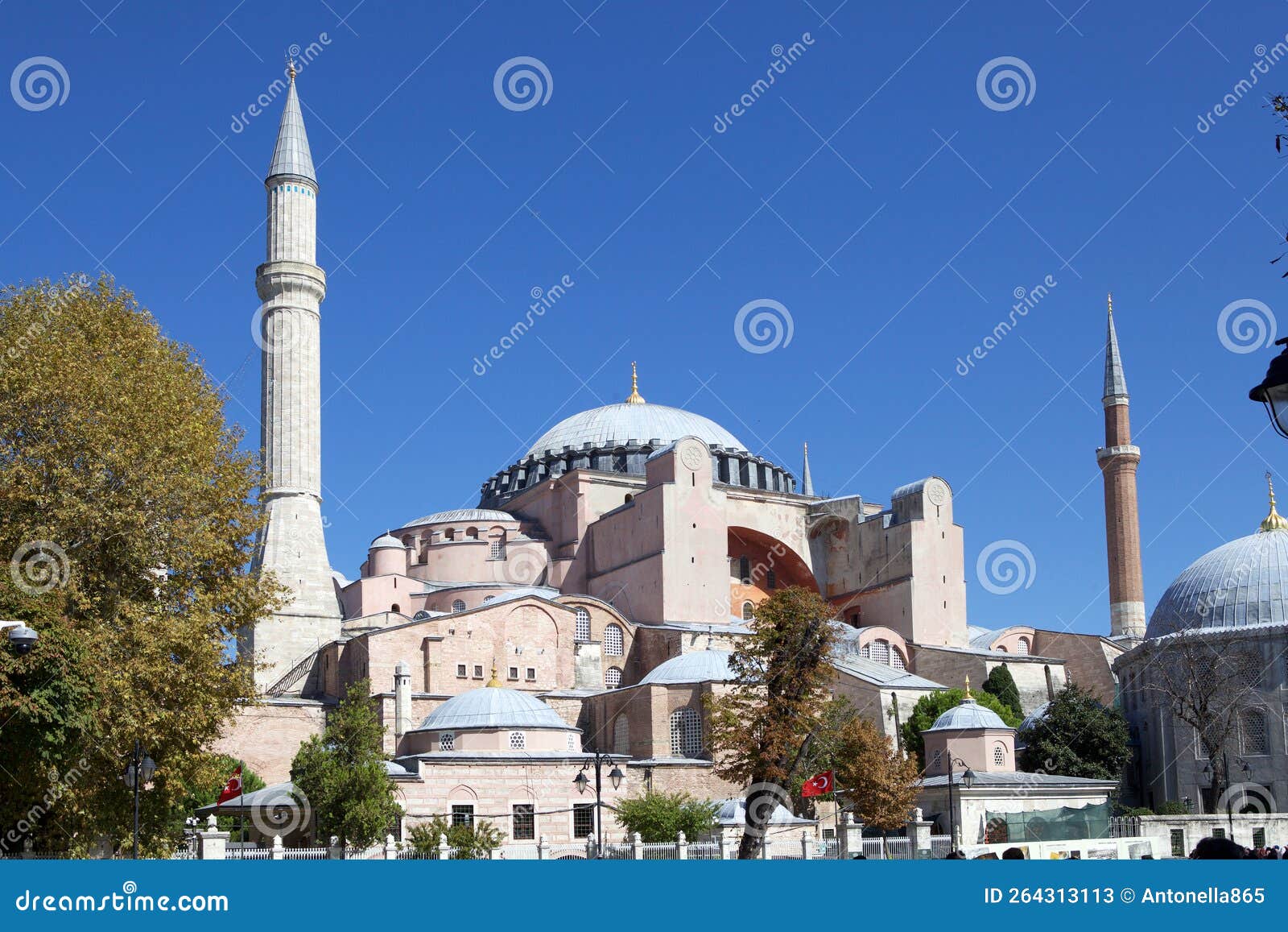 hagia sofia, istanbul, turkey. istanbul, formerly known as constantinople, is the largest city in turkey