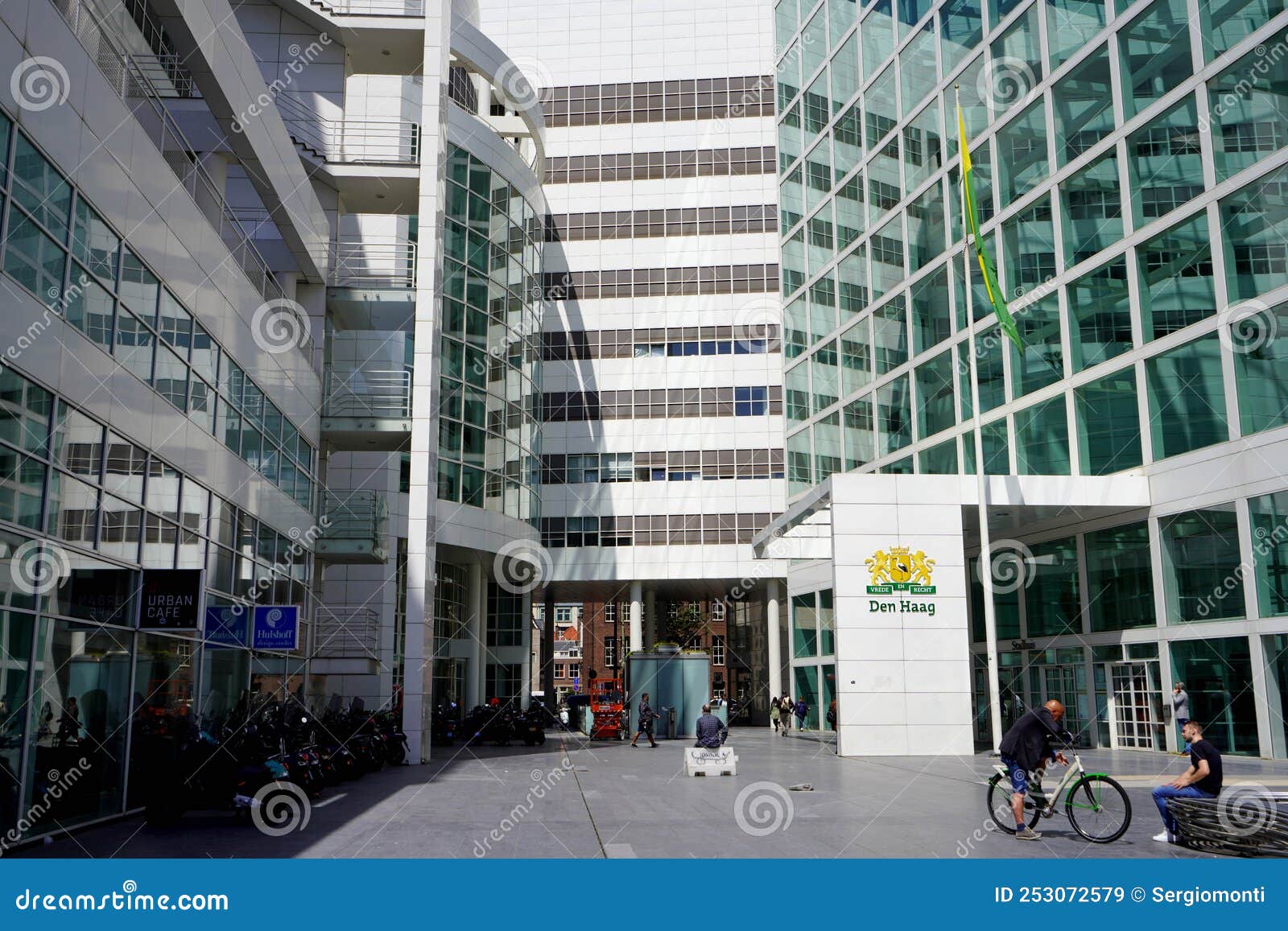 The HAGUE, NETHERLANDS JUNE 9, 2022 the Hague City Hall, Netherlands Editorial Stock Image