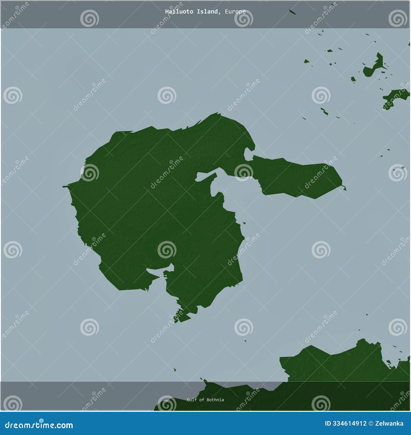 hailuoto island, finland, cropped to square. physical