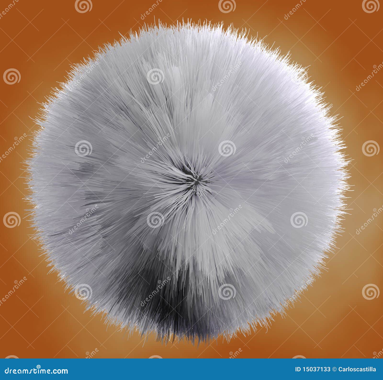 Hair ball stock illustration. Illustration of pompous 15037133