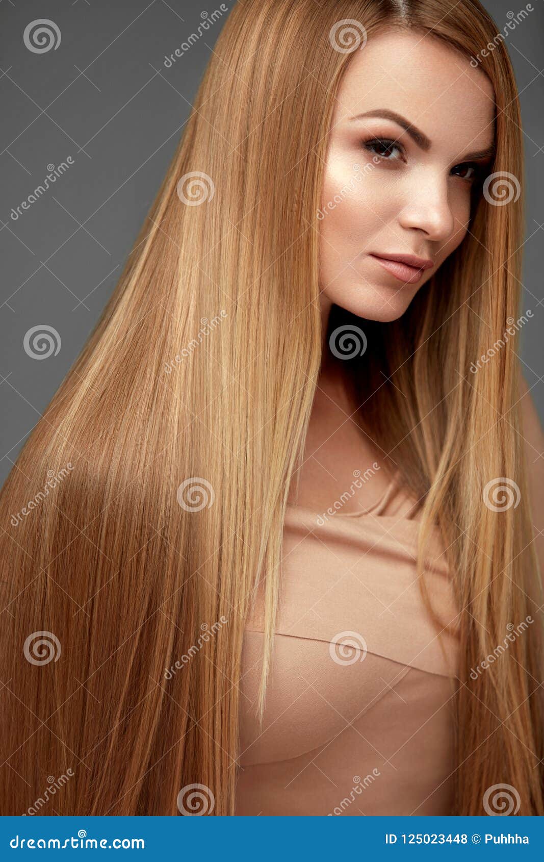 Hair Beauty. Beautiful Woman with Healthy Long Straight Hair Stock Photo -  Image of haircare, beautiful: 125023448