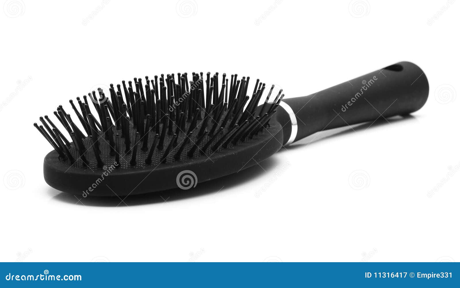 Hair brush stock image. Image of black, accessory, makeup - 11316417