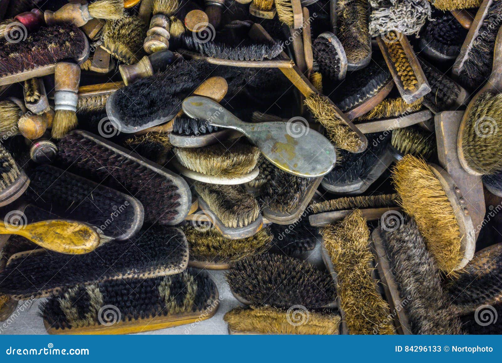 Hair Brushes Brought By Auschwitz Prisoners Stock Image Image