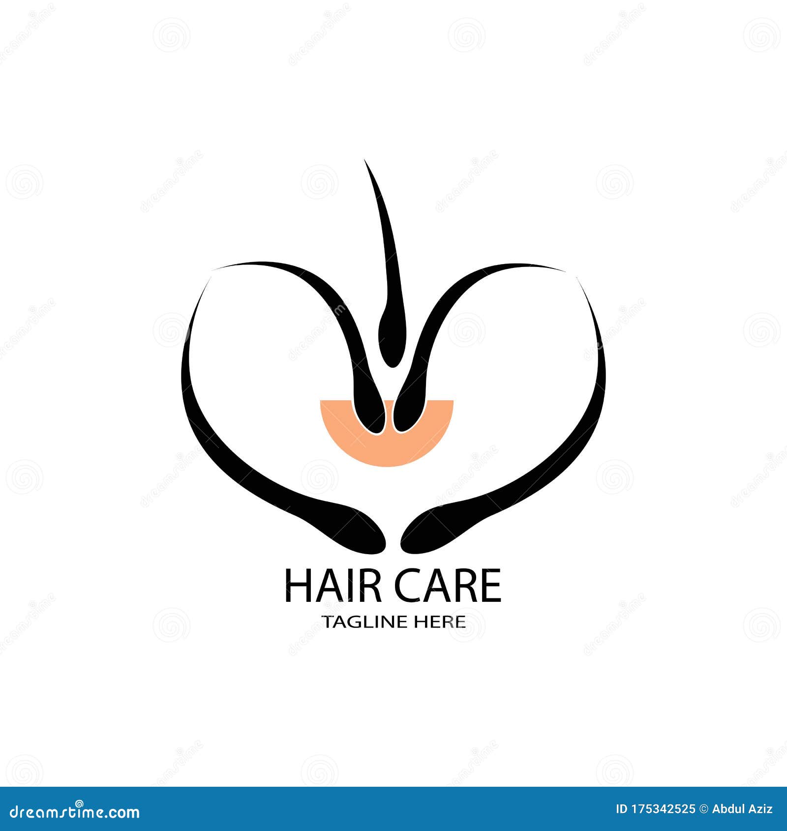 Hair care logo vector stock vector. Illustration of dandruff - 175342525