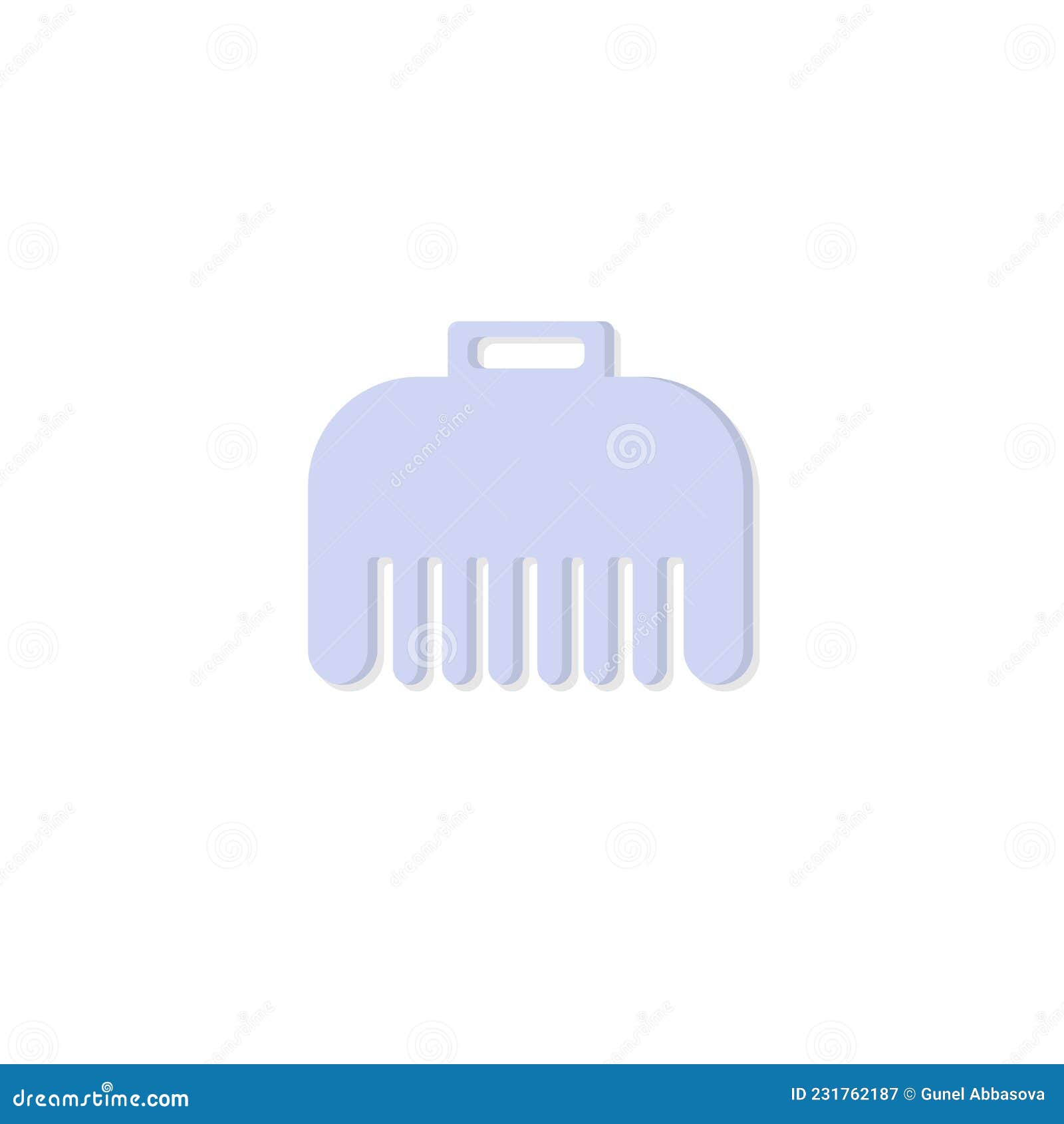 Color Illustration Icon for Catcher, Hair and Clutcher Stock