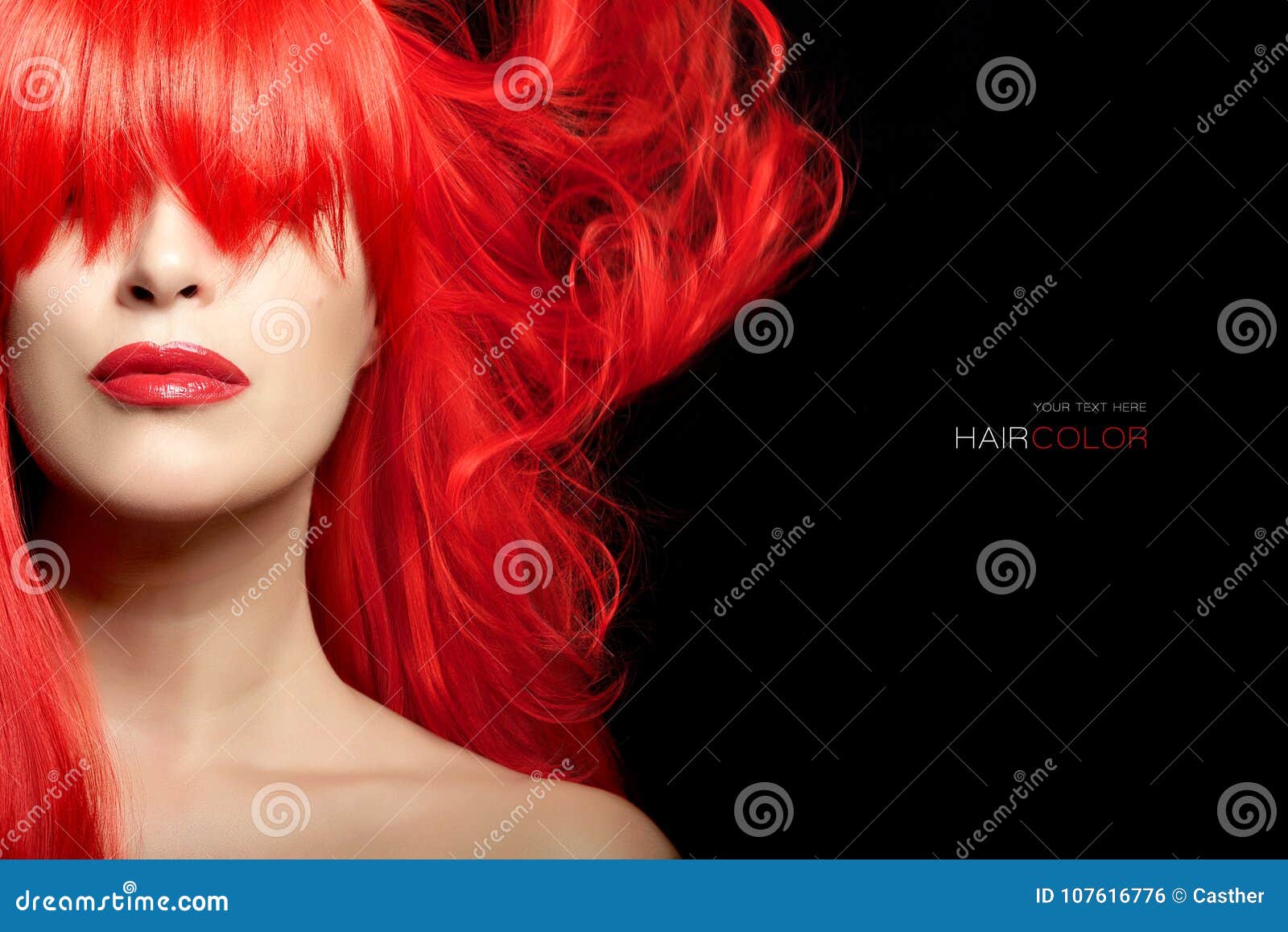 Hair color beauty concept stock photo. Image of luxury - 107616776