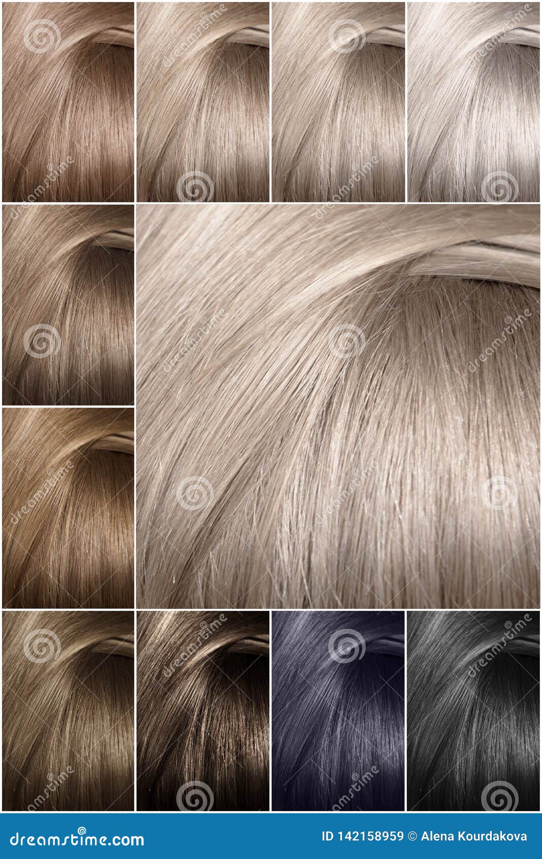 Hair Color Palette with a Wide Range of Samples. Samples of Colored Hair Colors. Shades of Cold Colors Stock Image - Image of range, brown: 142158959 Hair Color Palette with a Wide Range of Samples. Samples of Colored Hair Colors. Shades of Cold Colors Stock Image - Image of range, brown: 142158959
