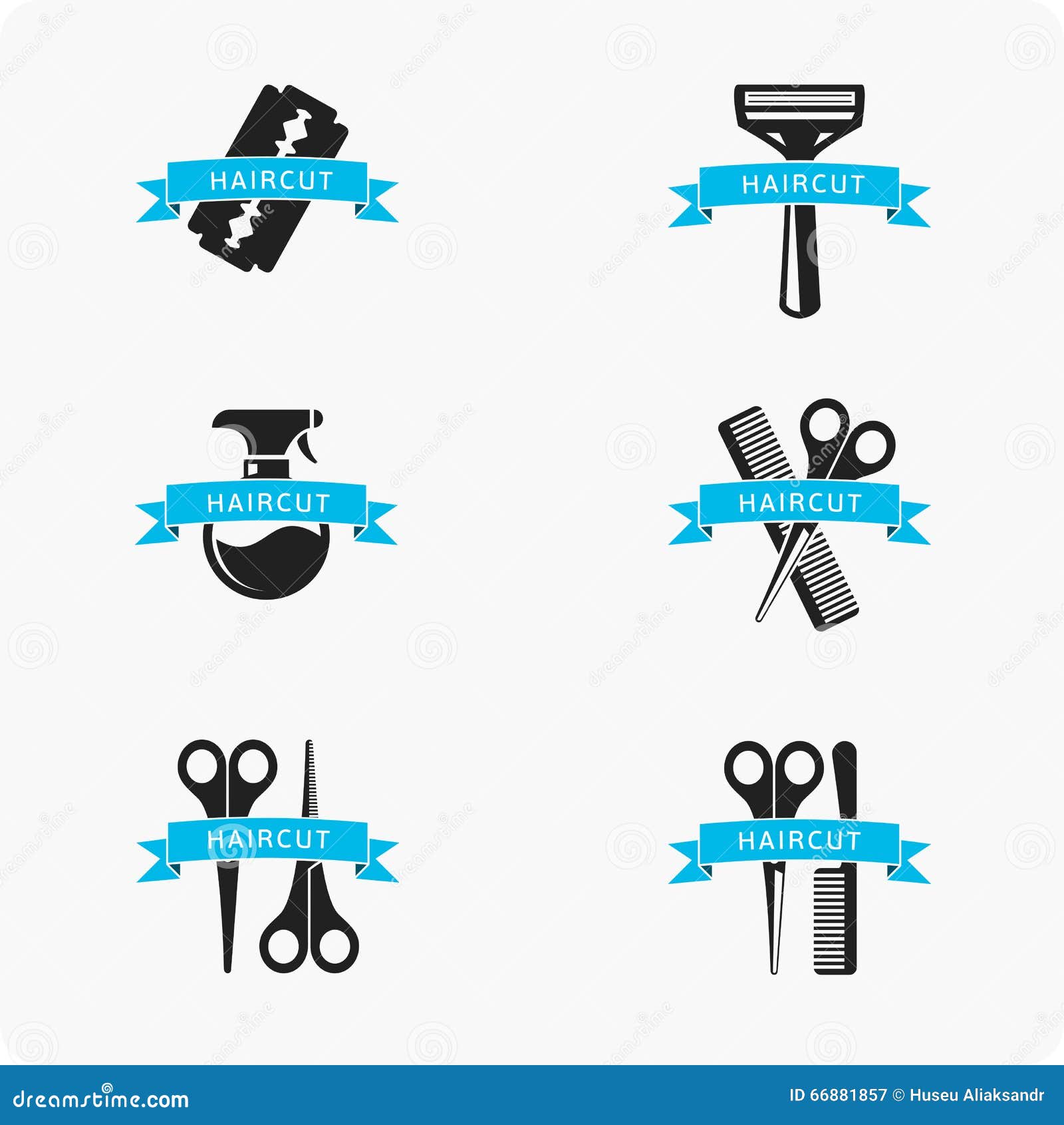 Hair cut accessories. stock vector. Illustration of design - 66881857 Hair cut accessories. stock vector. Illustration of design - 66881857