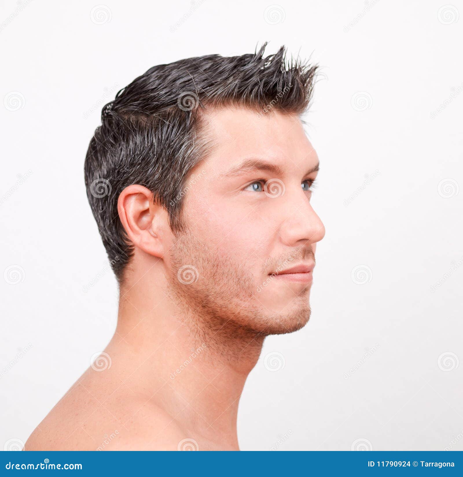 Hair Cut Dress Style Young Adult Man Stock Photo - Image of advertise,  irokese: 11790924