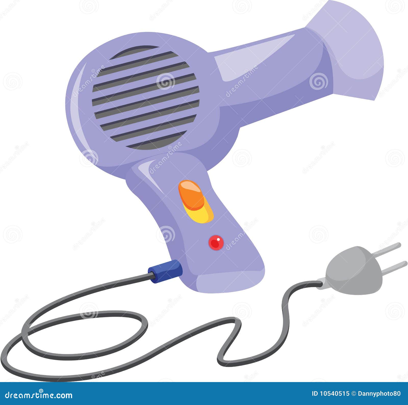 Hair Dryer Cartoon Vector | CartoonDealer.com #22763185