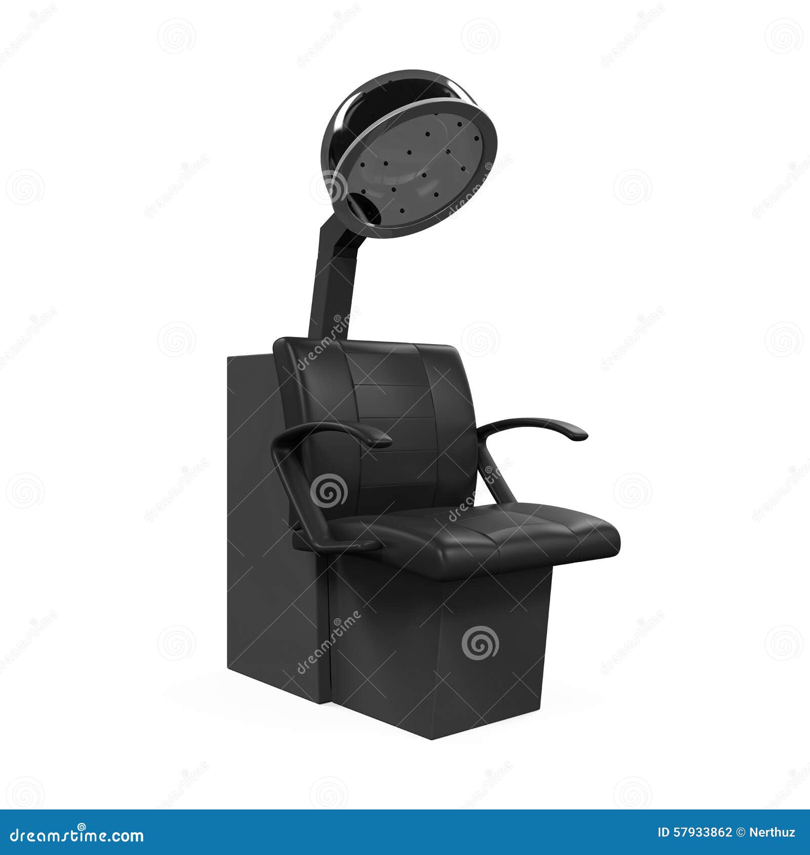 Hair Dryer Chair stock illustration. Illustration of haircut 57933862