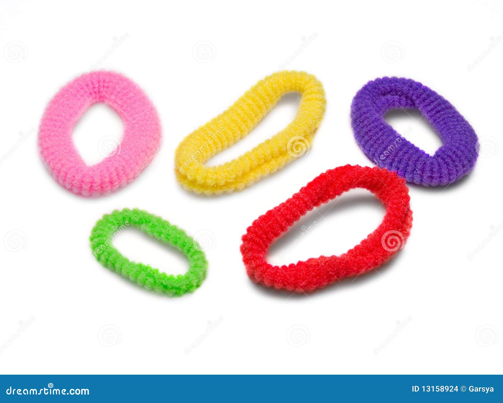 Hair Elastic Bands Stock Images Image 13158924