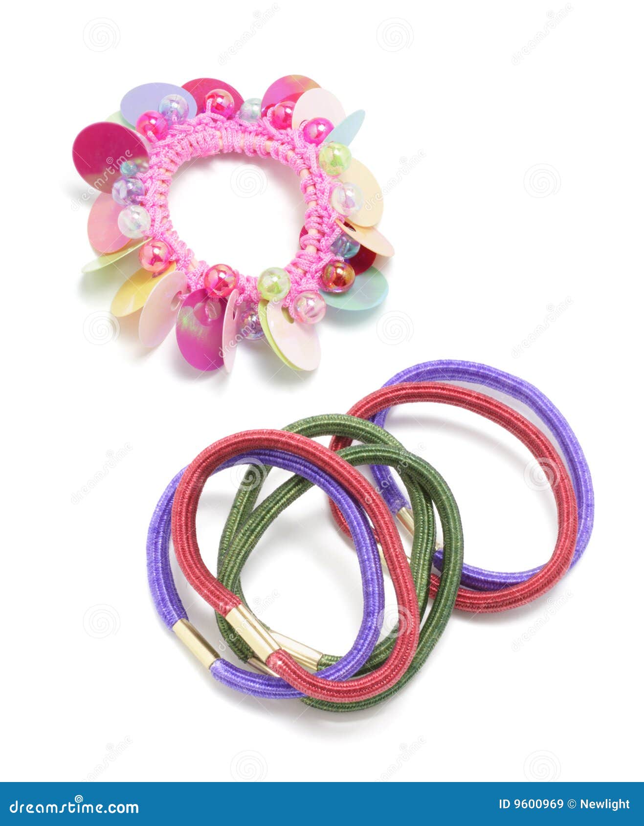 Hair Elastics stock image. Image of hairstyling, stylish 9600969