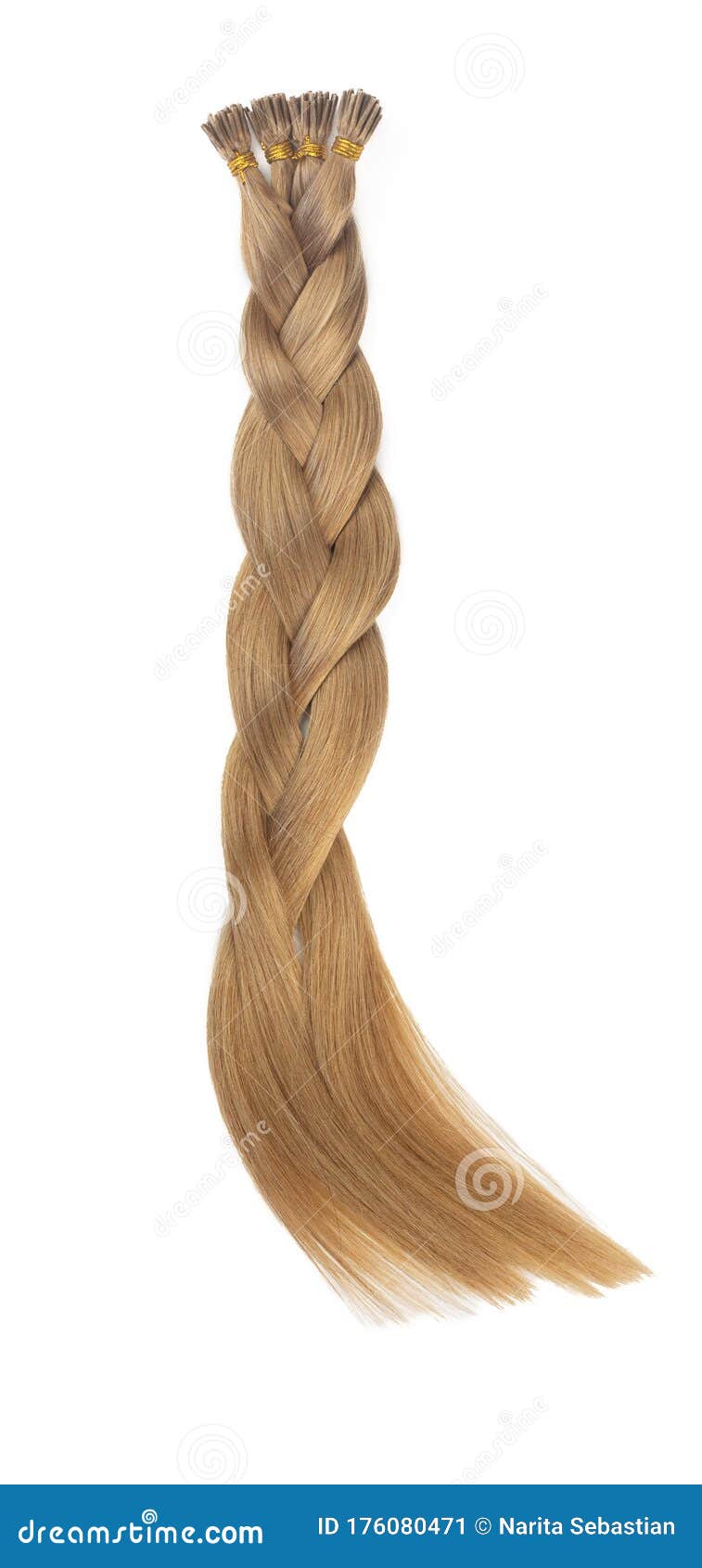 Hair Extensions or Fake Human Hair for Beauty Center or Saloon -light Brown  Color. Stock Image - Image of blonde, celebrities: 176080471