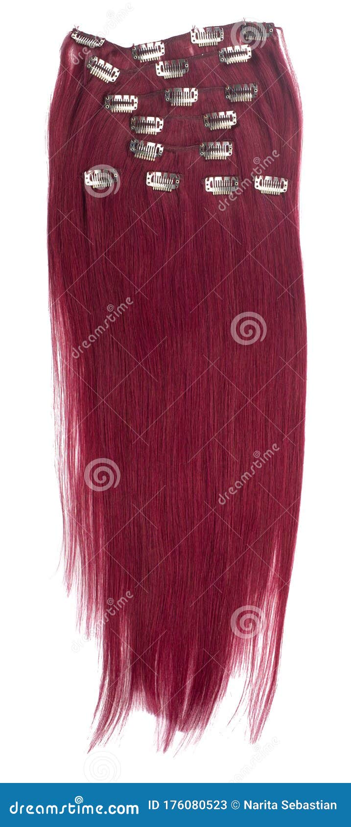 Hair Extensions or Fake Human Hair - Red Color Stock Image - Image of band, human: 176080523 Hair Extensions or Fake Human Hair - Red Color Stock Image - Image of band, human: 176080523