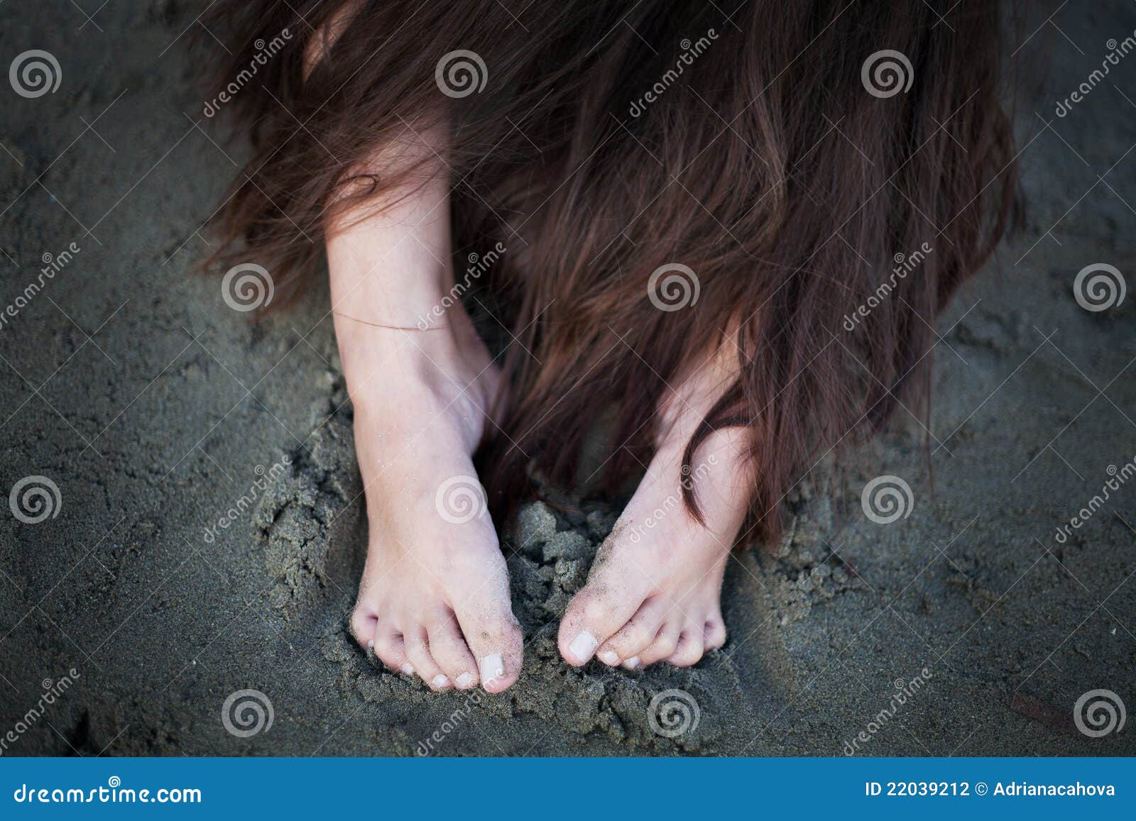 Hair and Feet stock photo. Image of woman, hetished, body 22039212