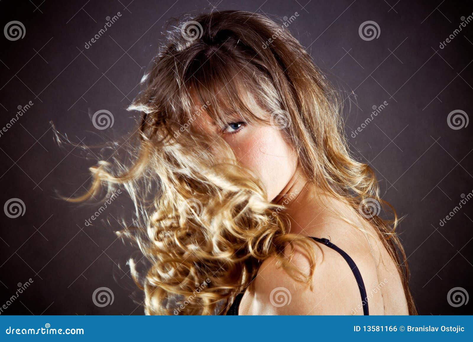Hair in motion stock photo. Image of shiny, beautiful 13581166