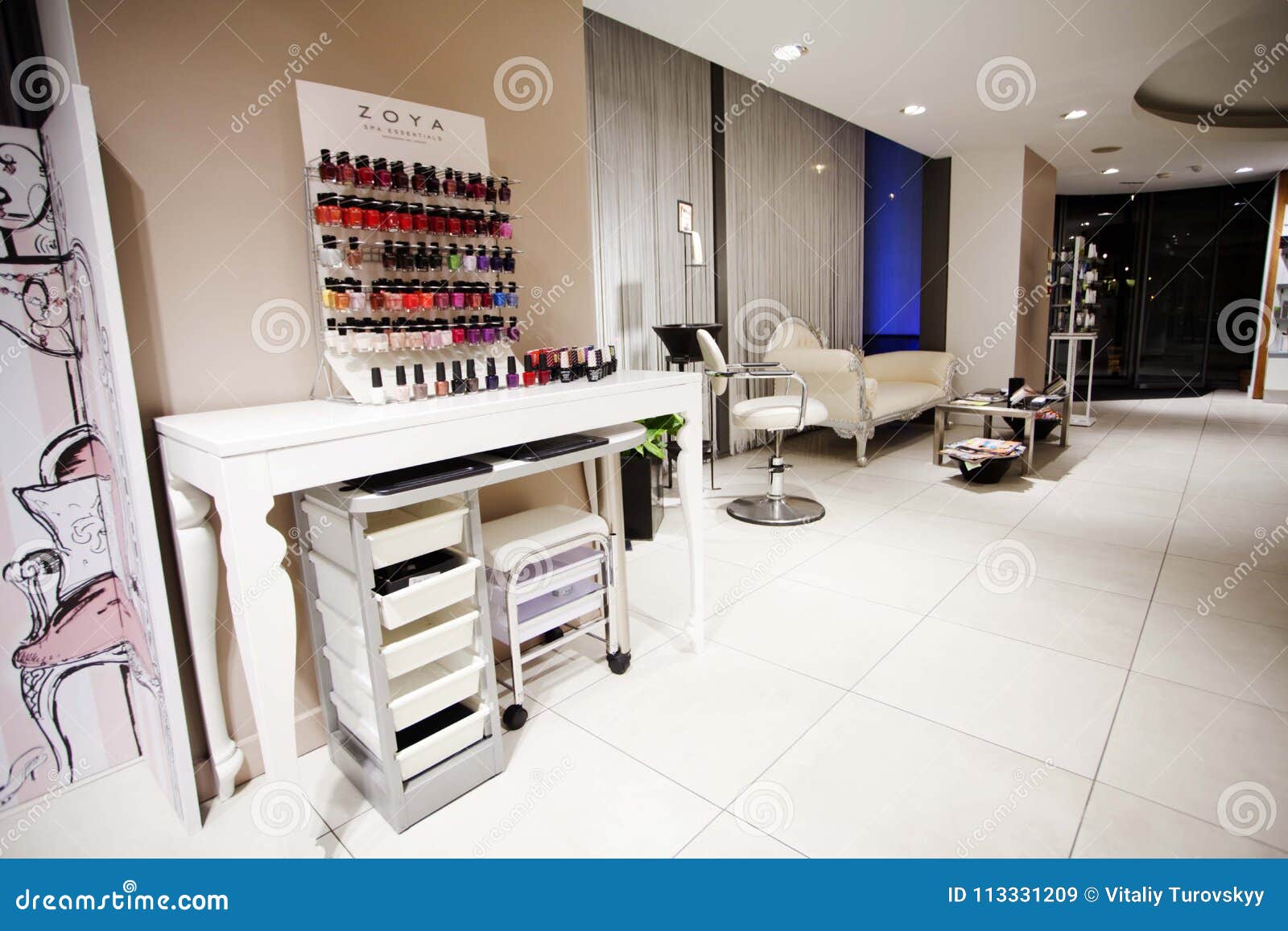 Hair, Nails & Beauty Salon Editorial Stock Image - Image of studiobeauty,  studiobeaty: 113331209