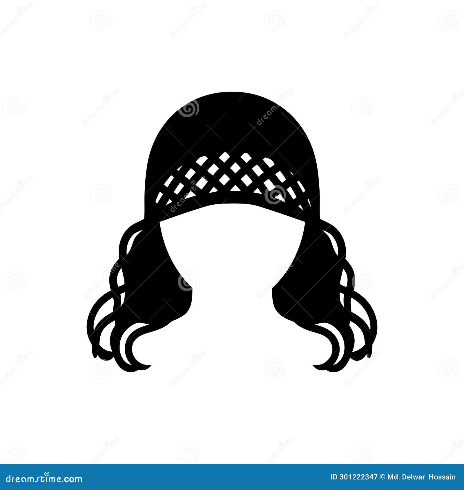 Hair nets caps icon stock illustration. Illustration of hygiene 301222347