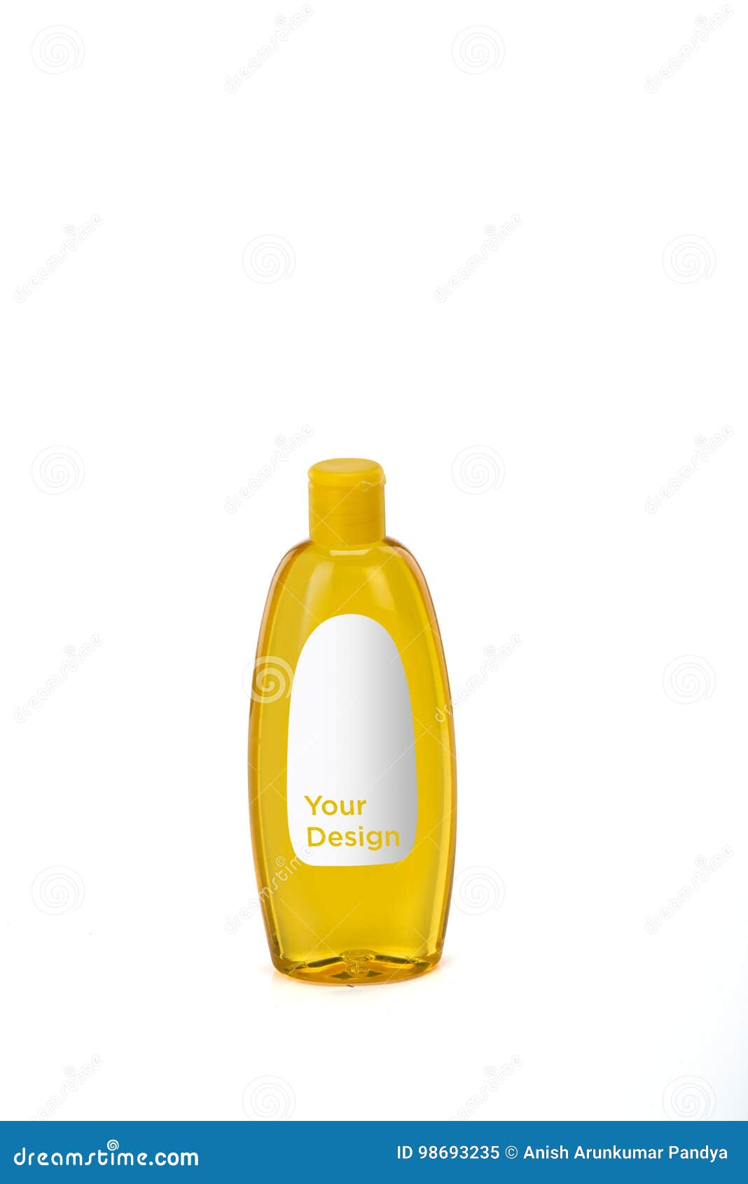 Download Hair Oil Bottle Mockup On White Background Stock Image - Image of mockup, white: 98693235