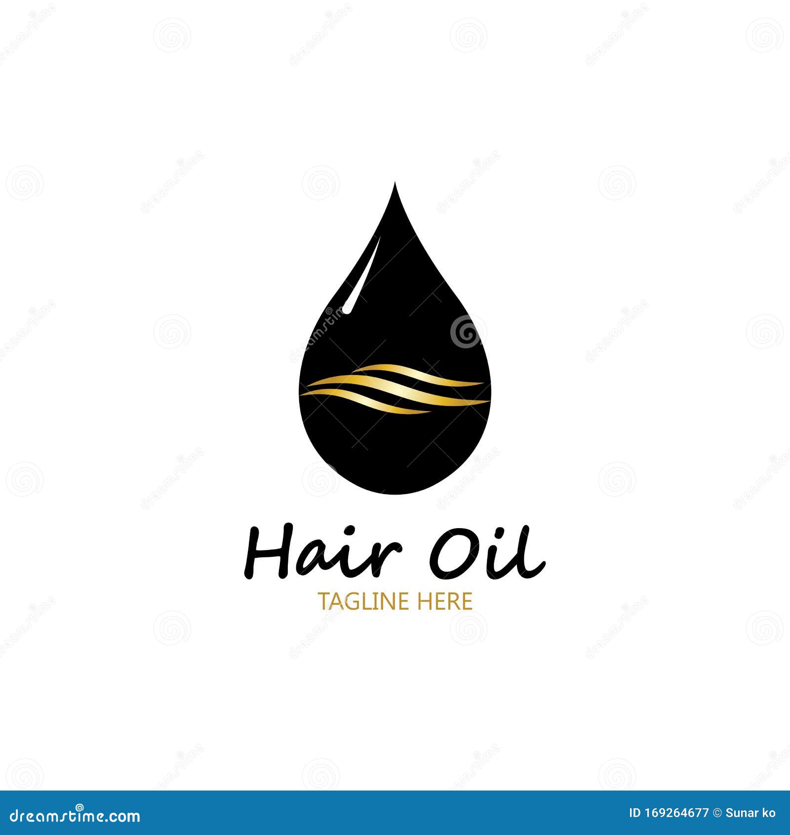 Hair Oil Essential Logo with Drop Oil and Hair Logo Symbol- Stock  Illustration - Illustration of face, hair: 169264677