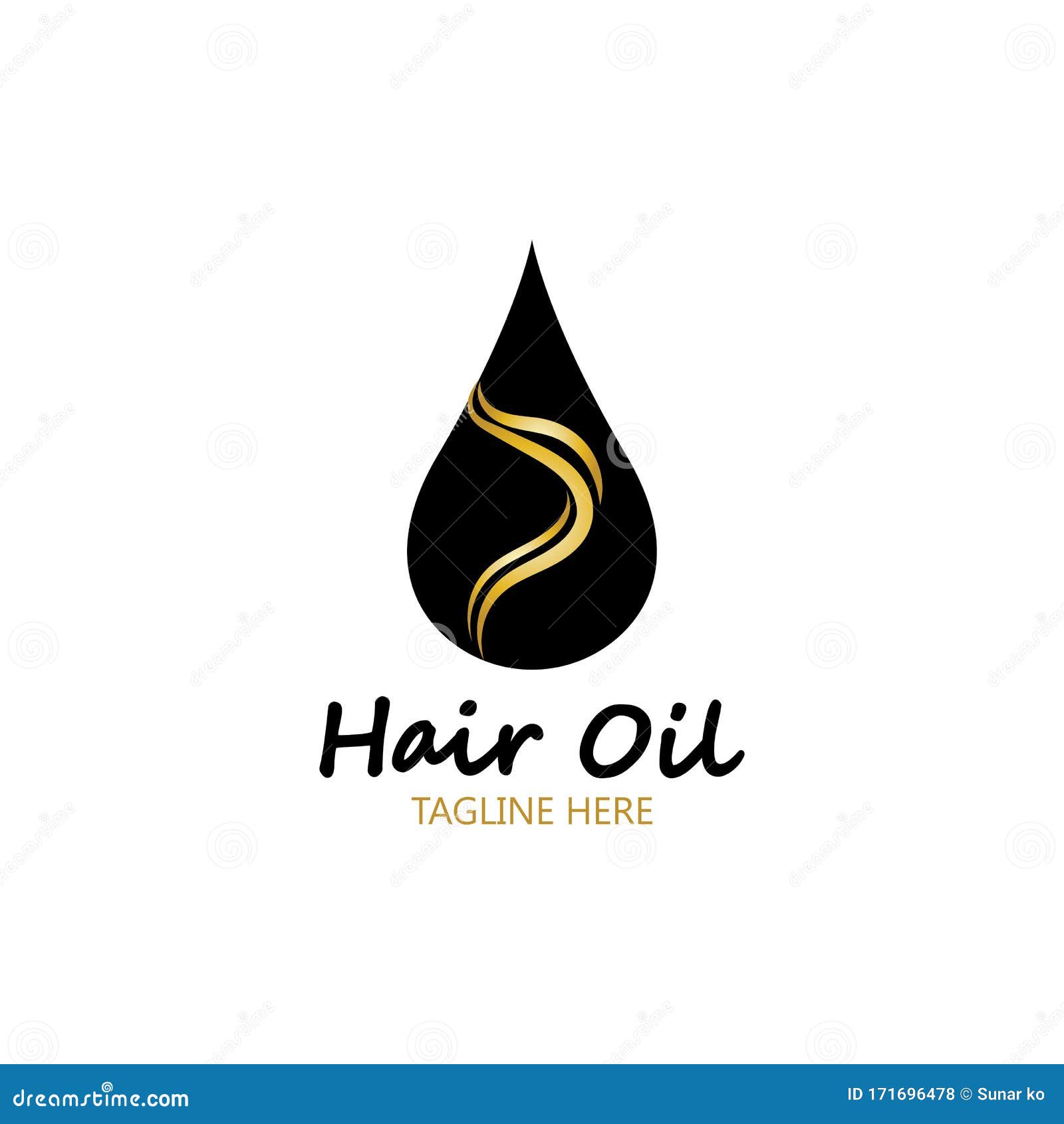 Hair Oil Essential with Drop Oil and Hair Logo Symbol-vector Stock Vector - Illustration of sign: 171696478