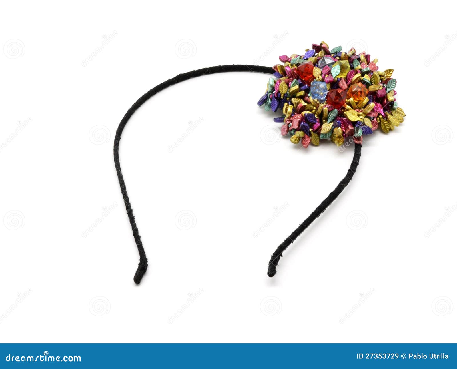 Hair ornament stock image. Image of blue, brooch, turquoise 27353729