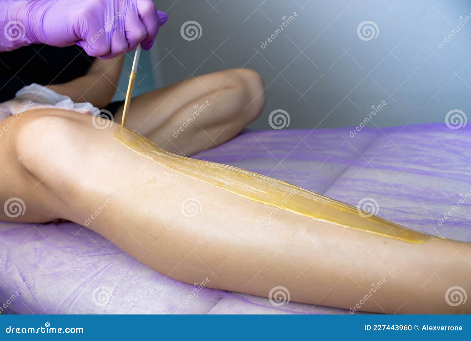 hair removal with wax. shugaring. wax depilation.